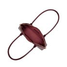 burgundy slim shoulder bag