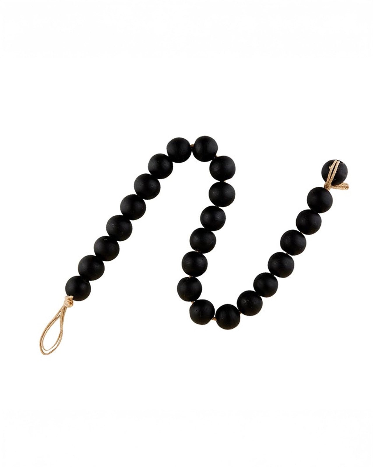 a picture of decorative beads in black glass or white glass