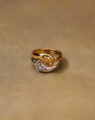 Luv AJ Two Tone Coquille Ring Set