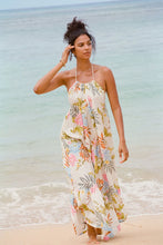 Load image into Gallery viewer, Petra Maxi Dress - Summer Bloom EcoLinen
