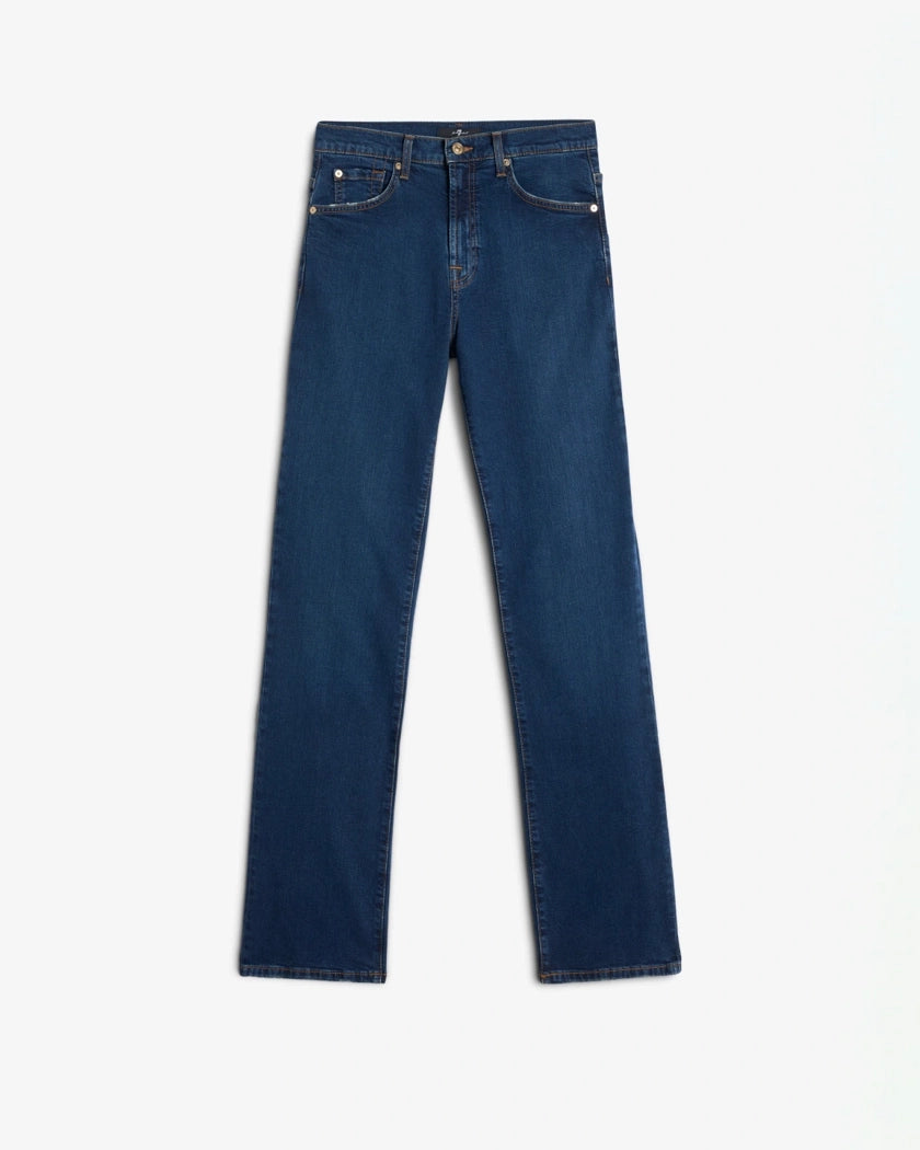 A blue mid rise jeans by 7 For All Mankind