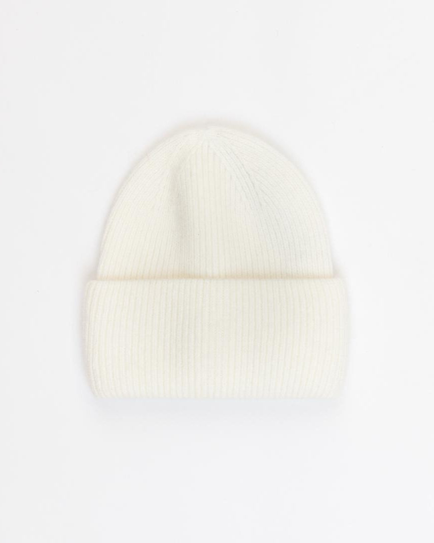 white beanie