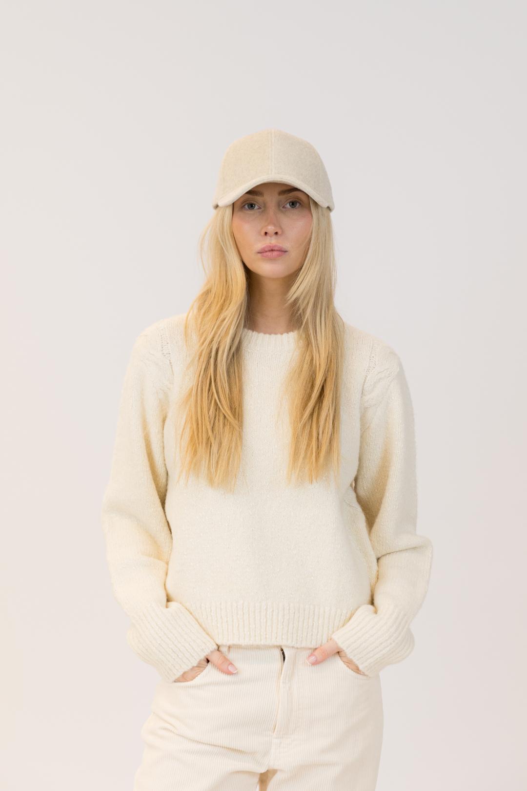 felt oatmeal baseball hat