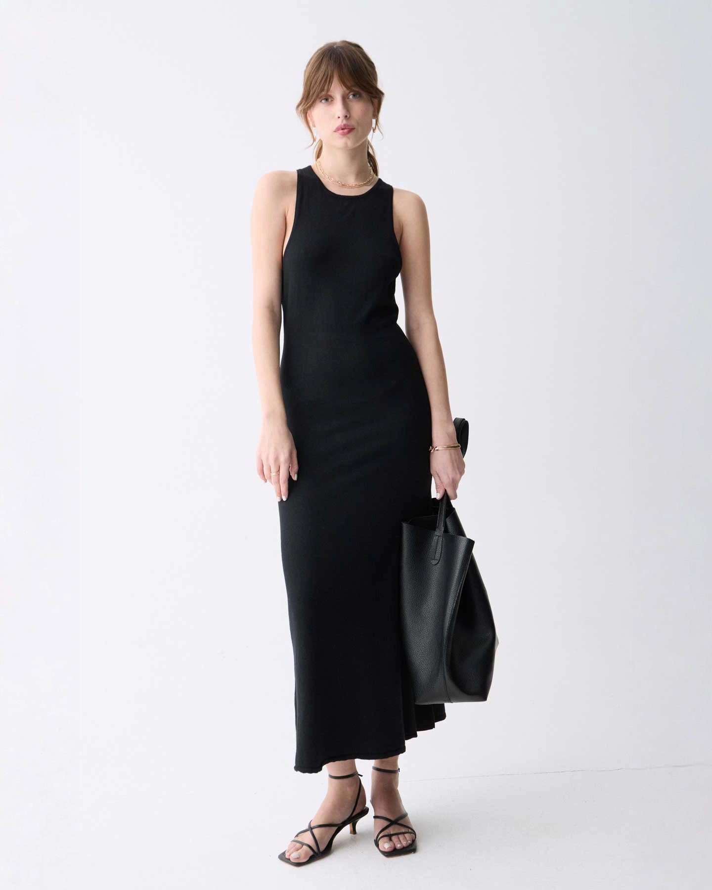 Deluc Joana Knit Dress in Black
