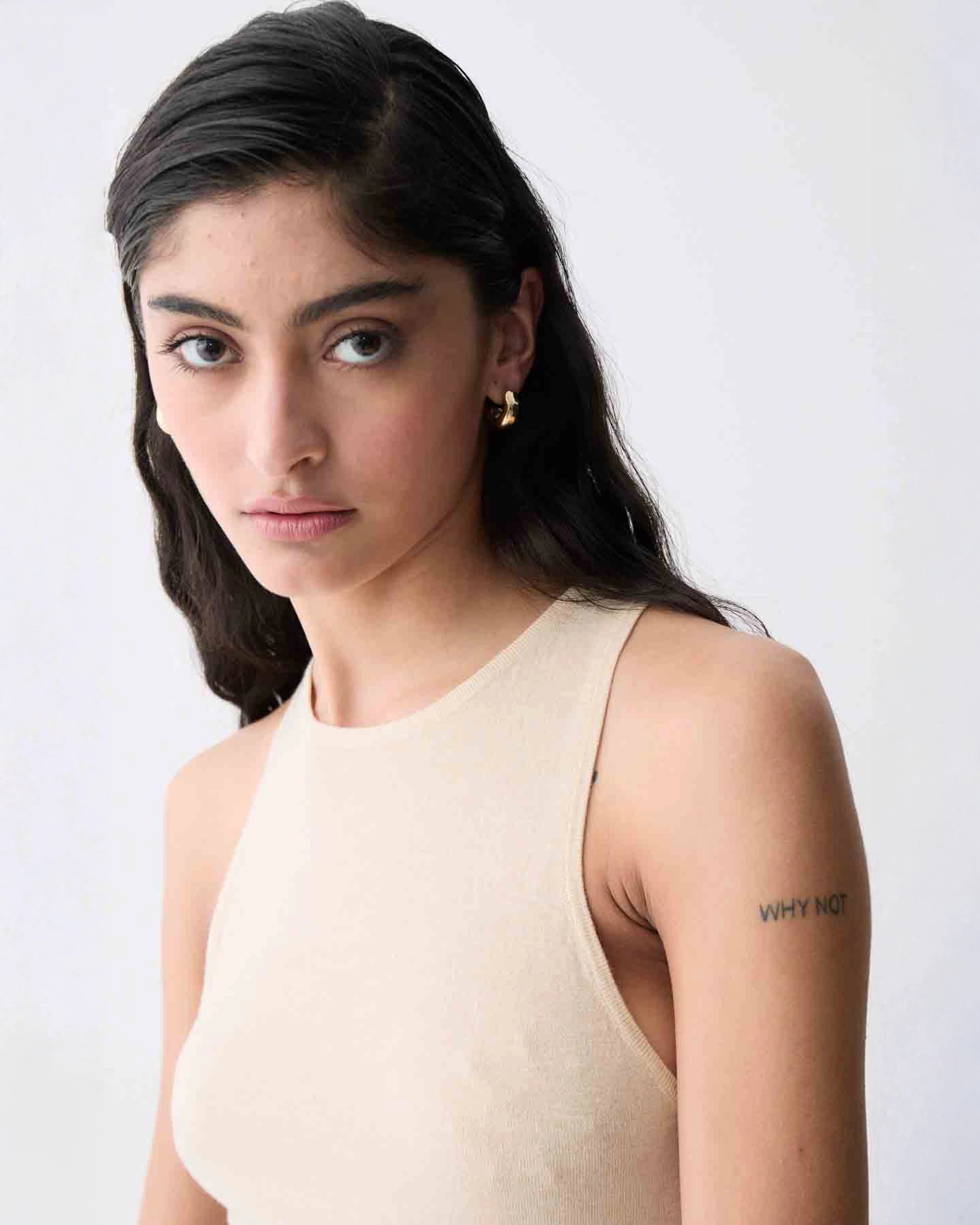 Deluc Joana Knit Dress in Ecru