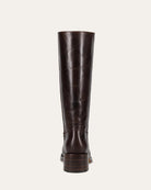 Dark Brown Knee High Leather Campus Boots by Frye