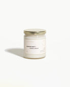 Jar candle labeled 'Winter Mint Vanilla Bean' by Homecoming