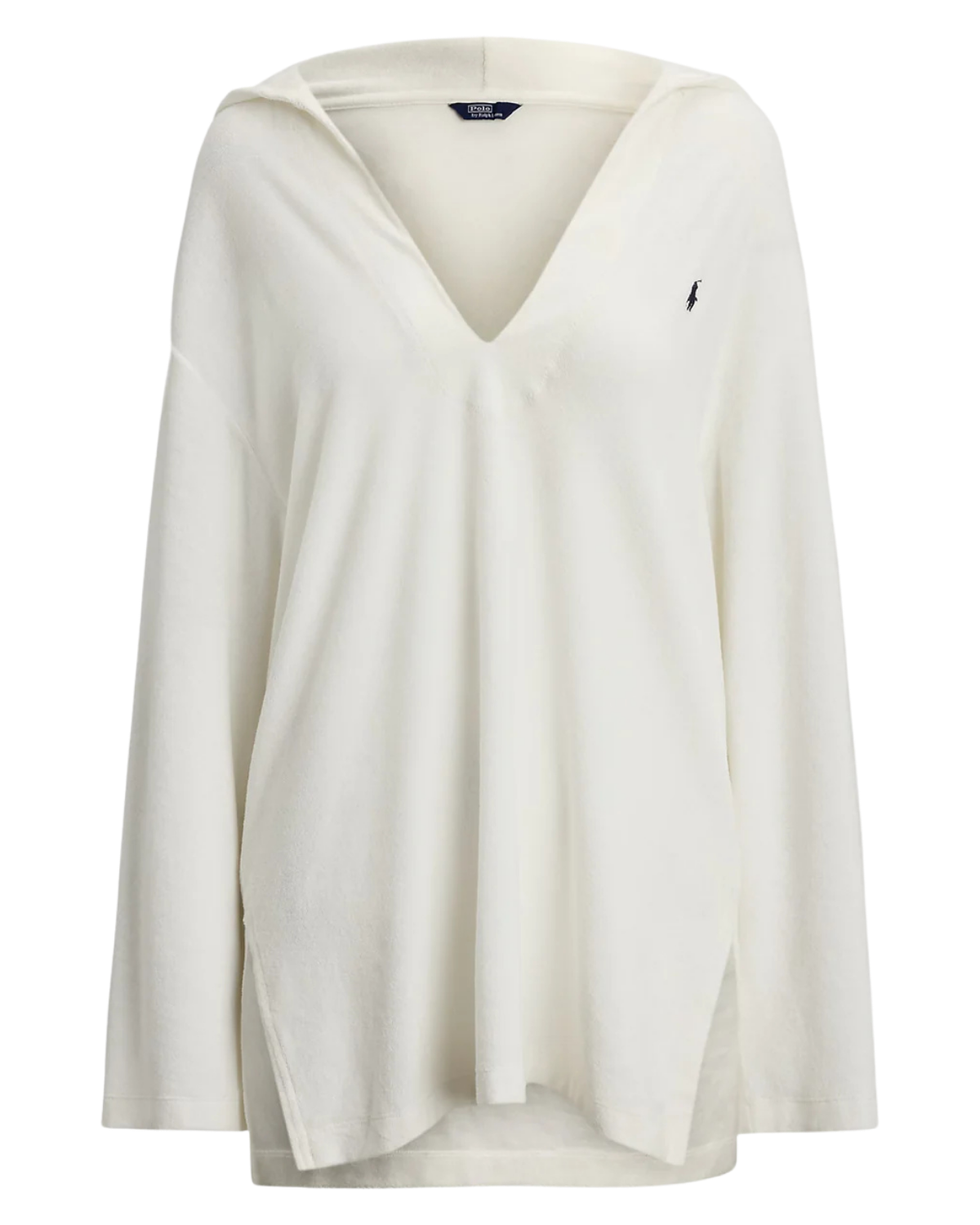terry cloth hooded tunic cover up