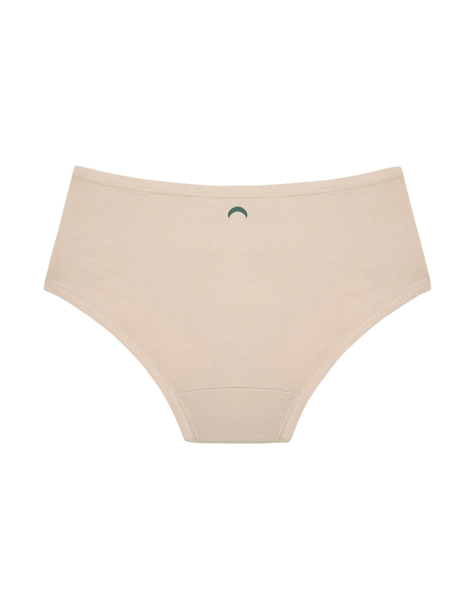 beige hipster boyshort underwear made from tencel fabric