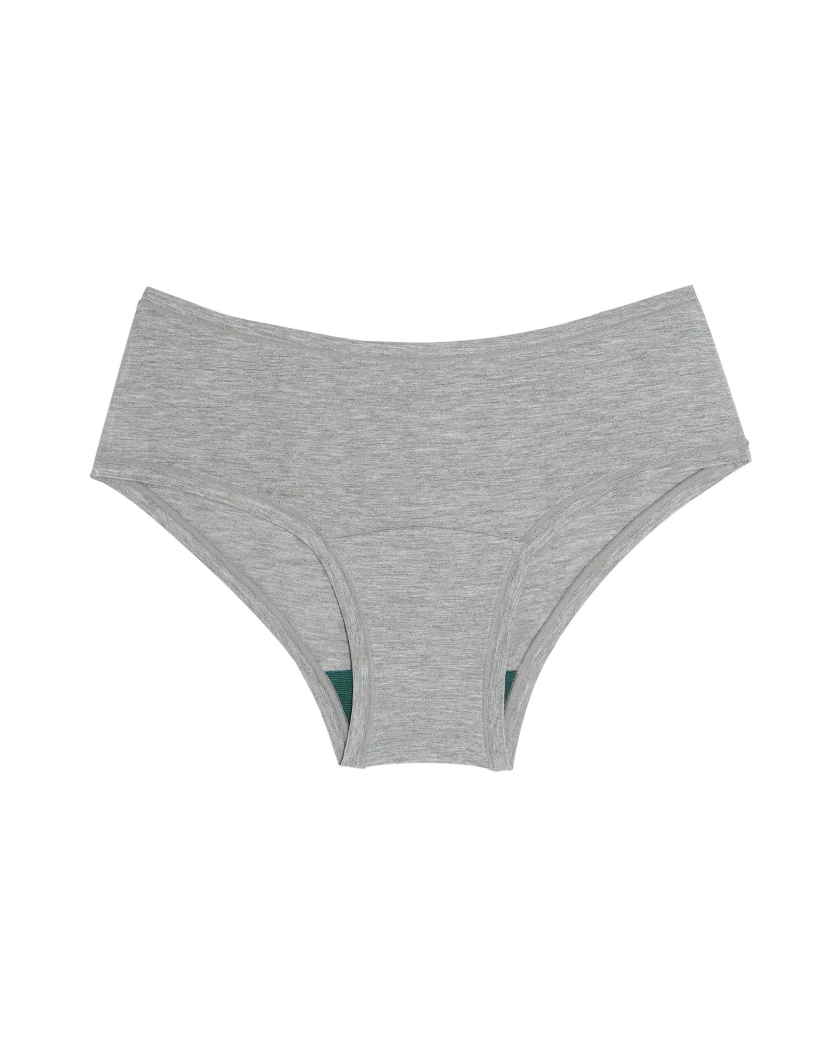grey hipster boyshort underwear made from tencel fabric