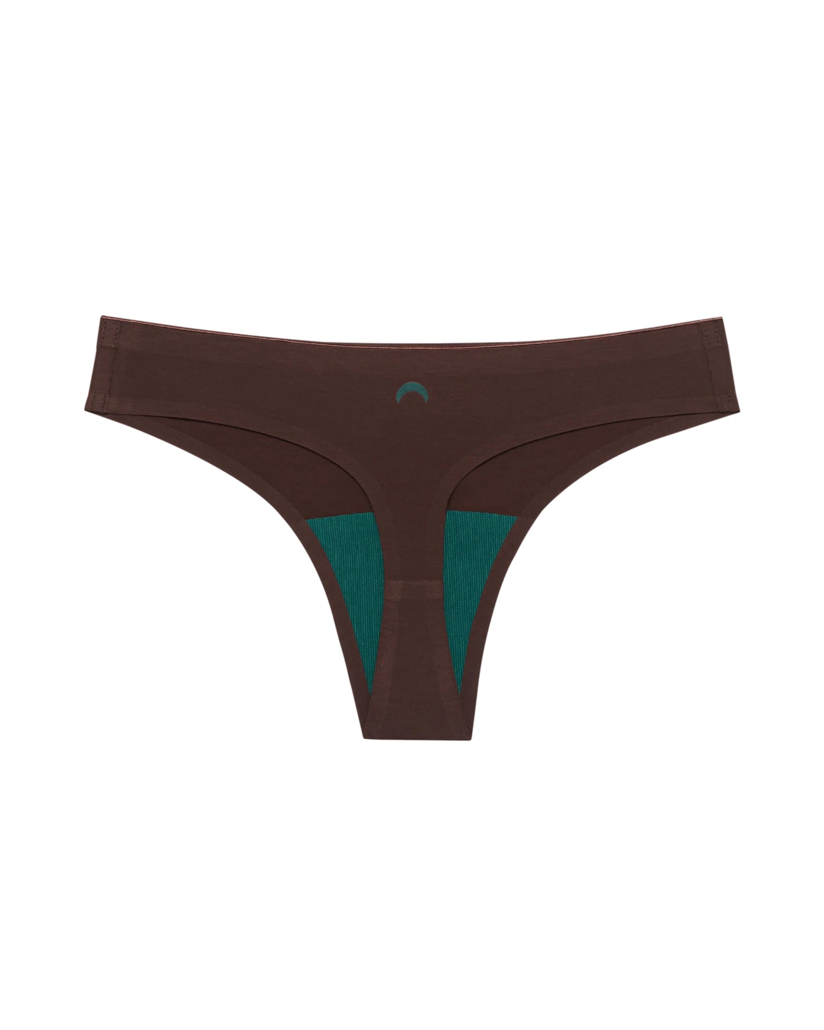 Huha Seamless Low Mid Rise Thong in Brown