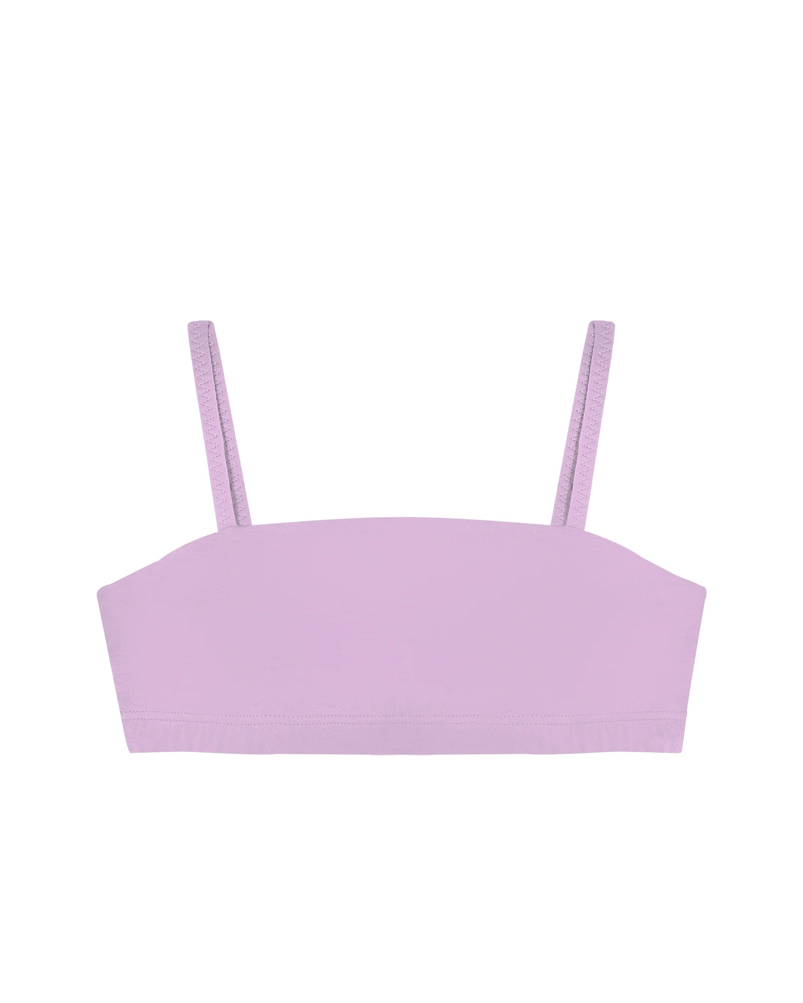 Bandeau style bralette made from modal in light purple