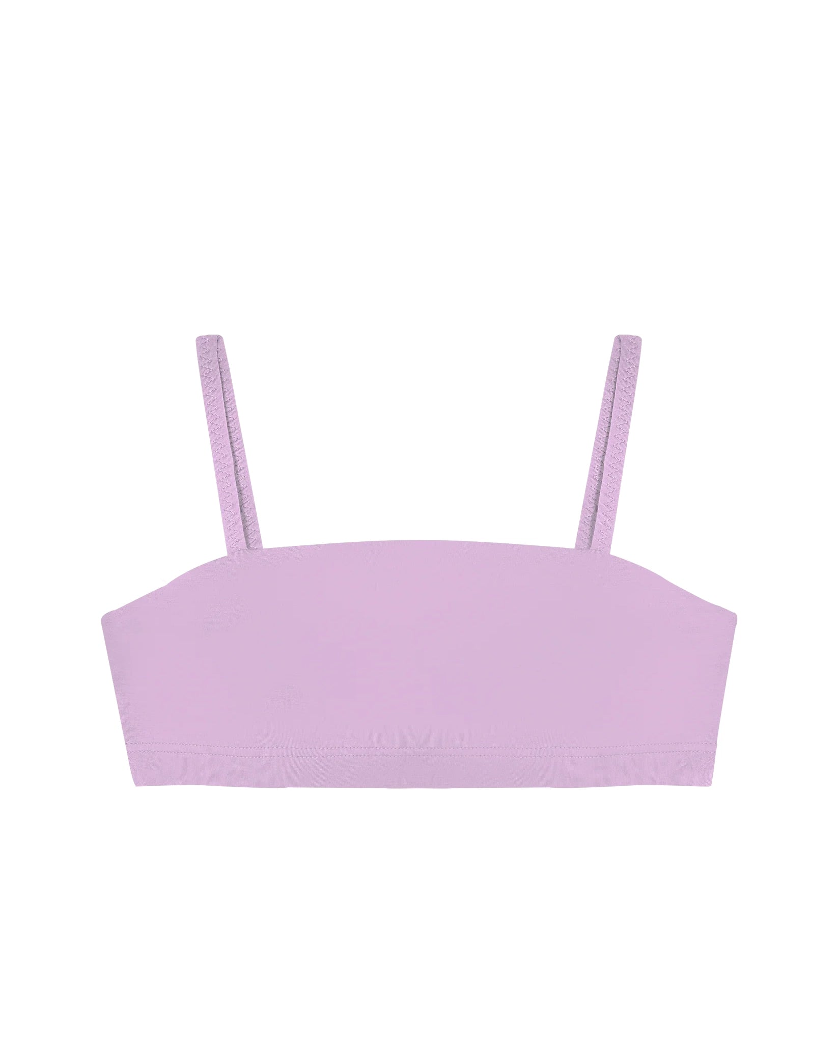Bandeau style bralette made from modal in light purple