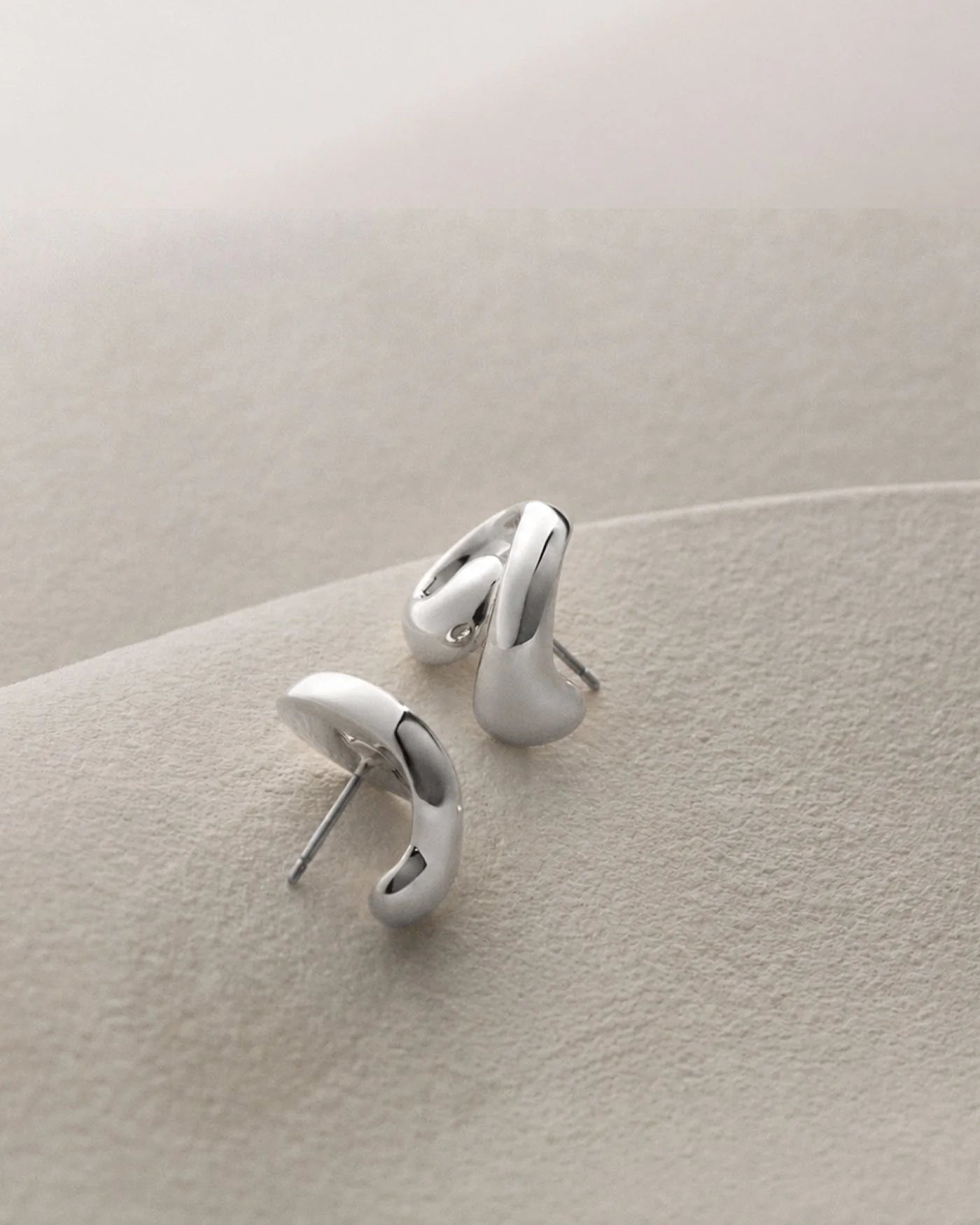 statement silver earrings