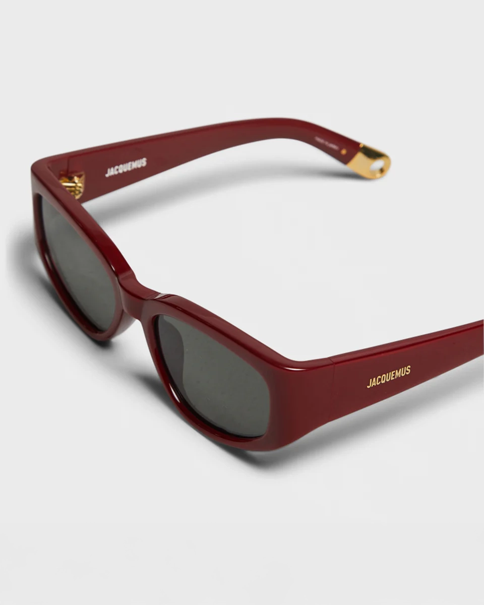 Jaquemus Gala Sunglasses in Burgundy