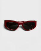 Jaquemus Gala Sunglasses in Burgundy