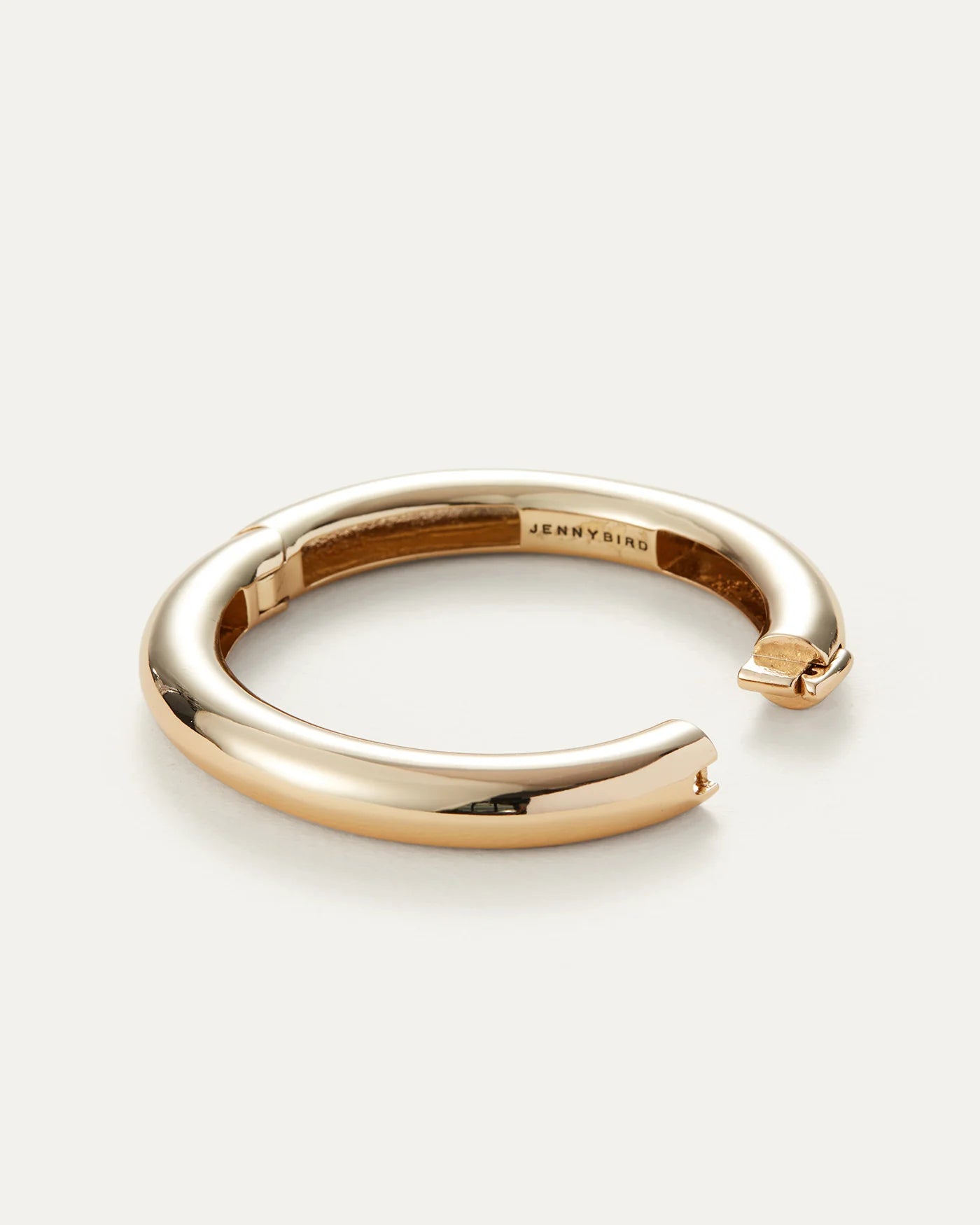 Chunky gold Gia Mega bangle bracelet by Jenny Bird