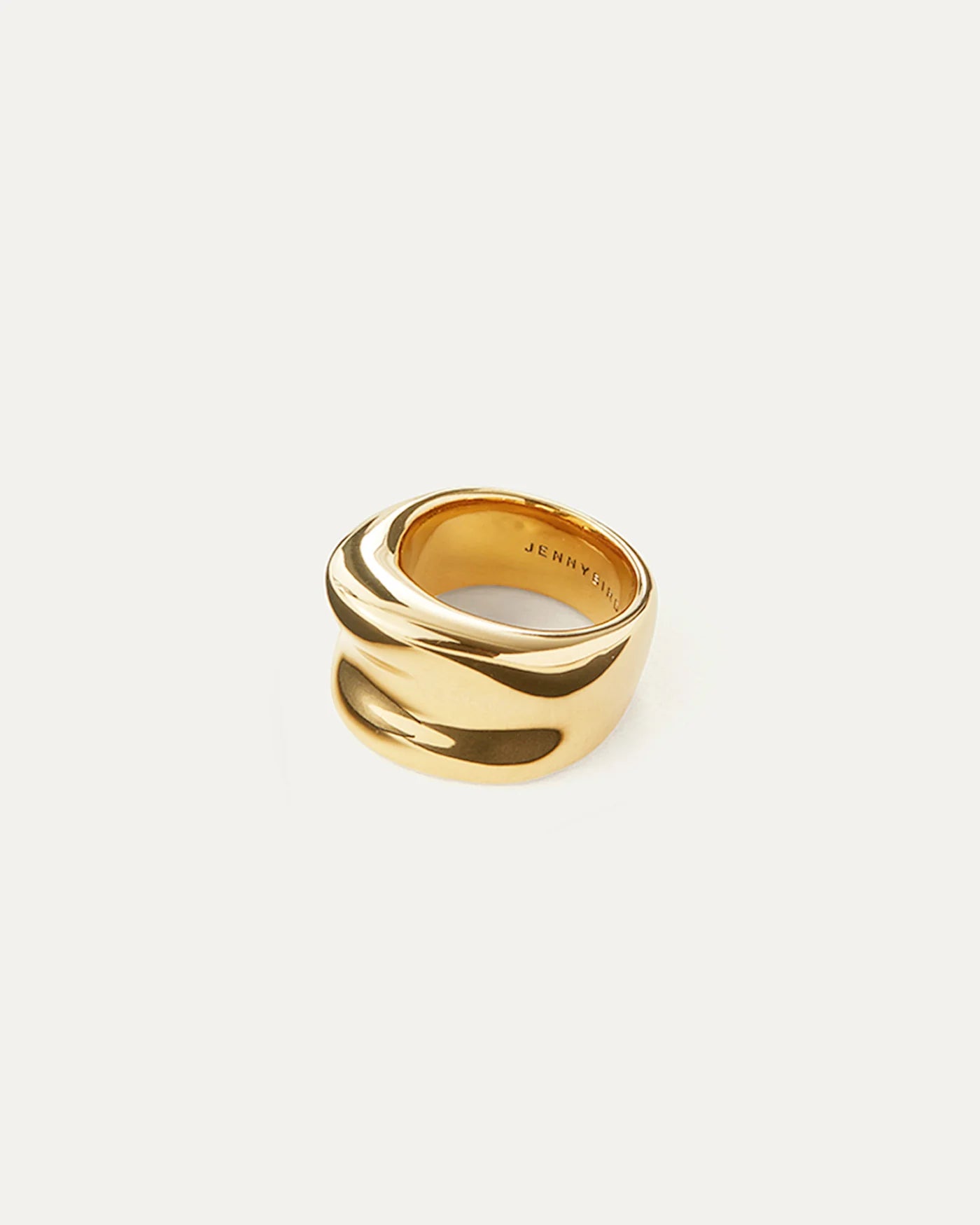 Chunky Gold Ring by Jenny Bird