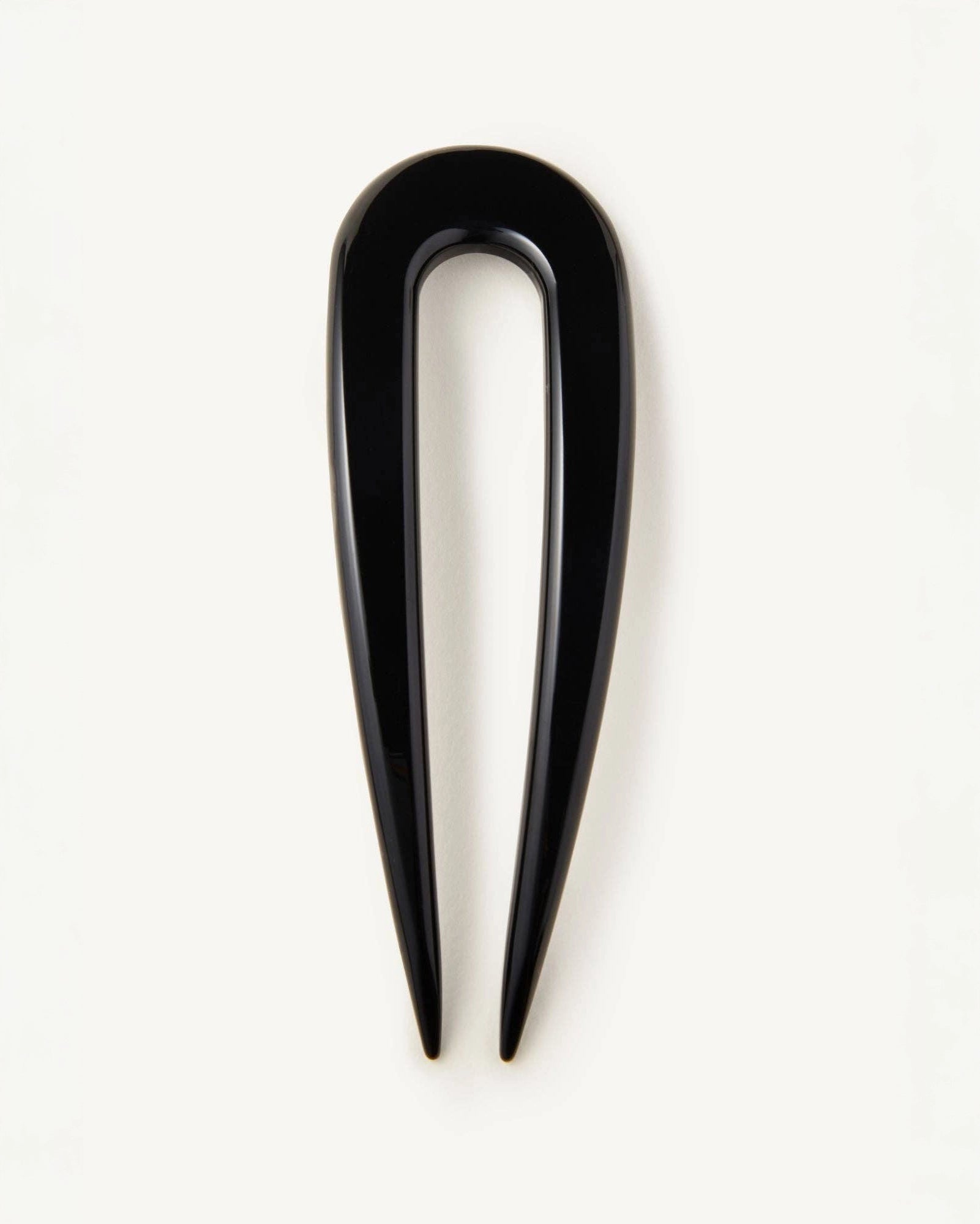a black french hair pin