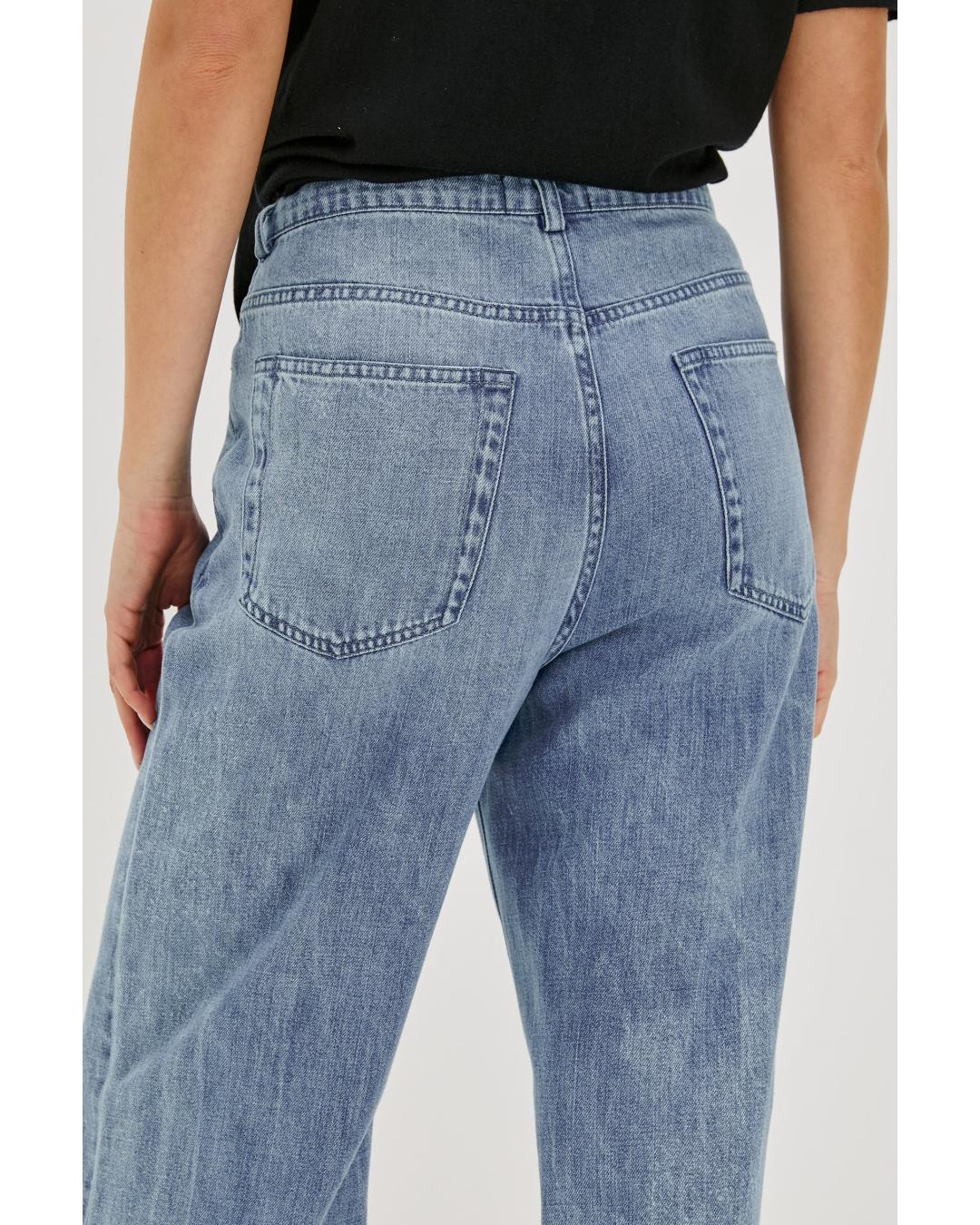 wide leg jeans with tie at the front