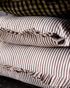 Luxe B Co Ruffle Striple Pillow Cover