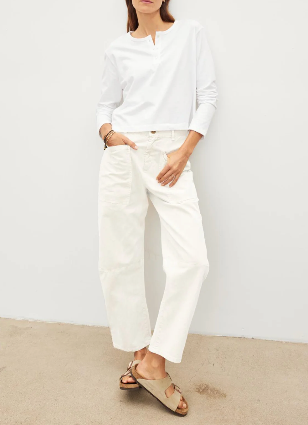 Brylie Sanded Twill Utility Pant