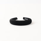 velvet headband in black