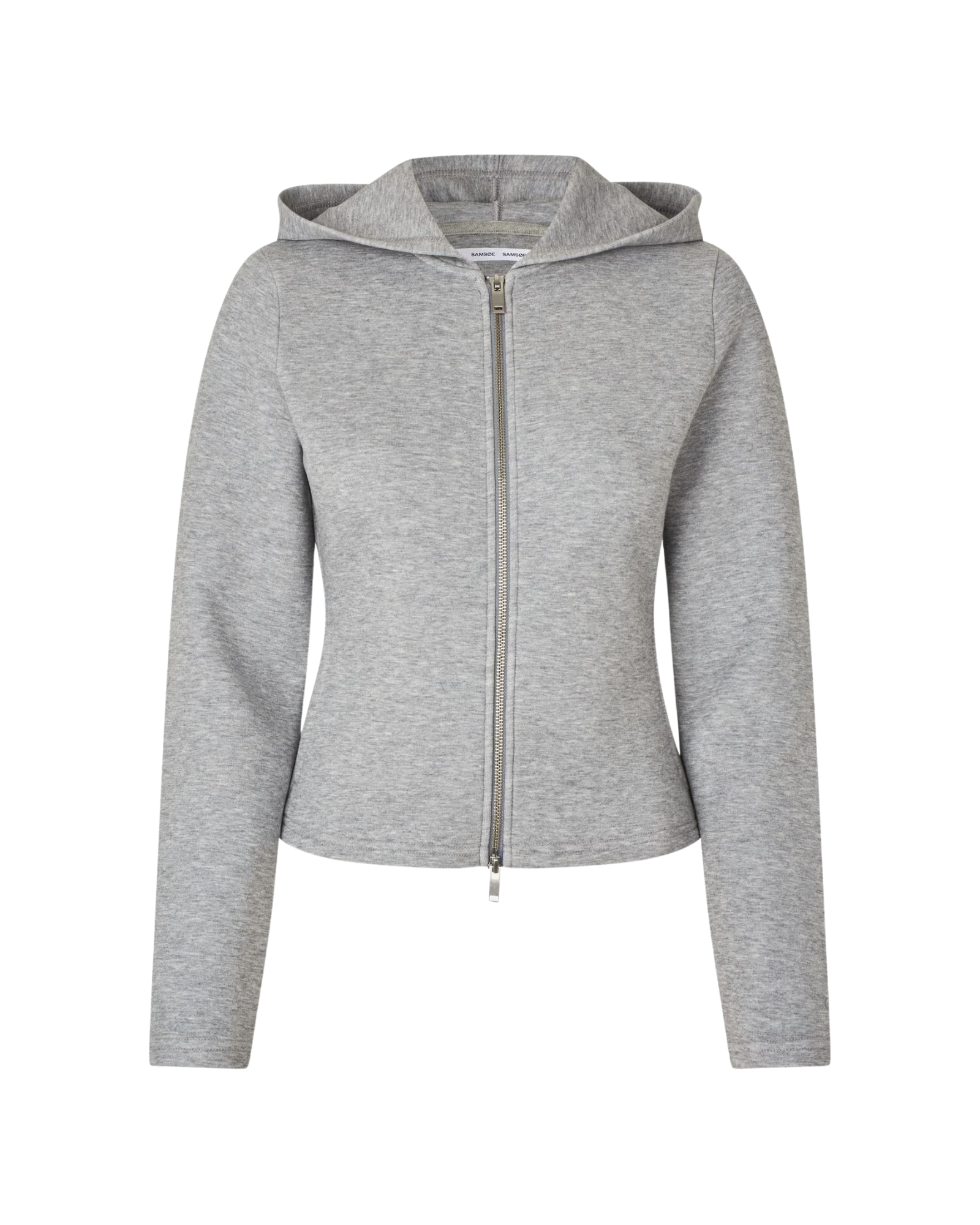 grey zip up hoodie sweater