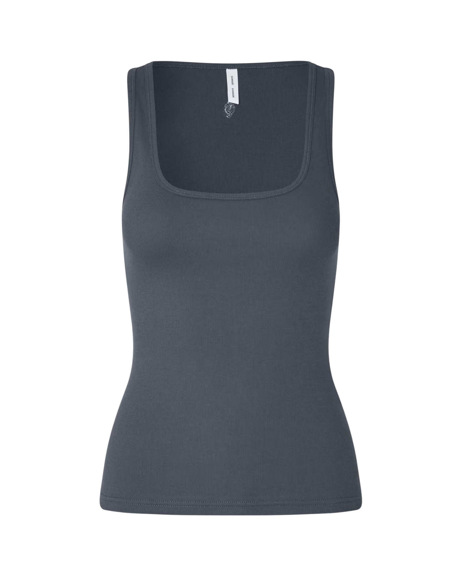 blue rib tank top