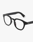 a pair of black bold framed eyeglasses for blue light by Barner