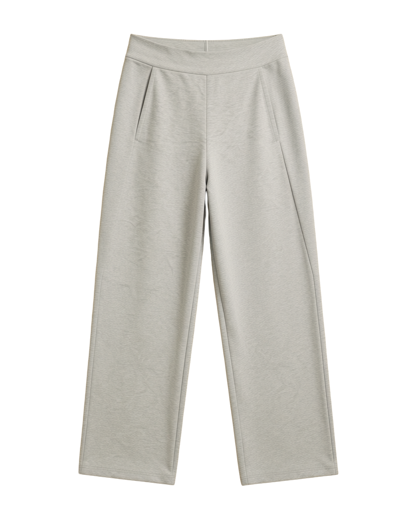 wide leg grey sweatpant