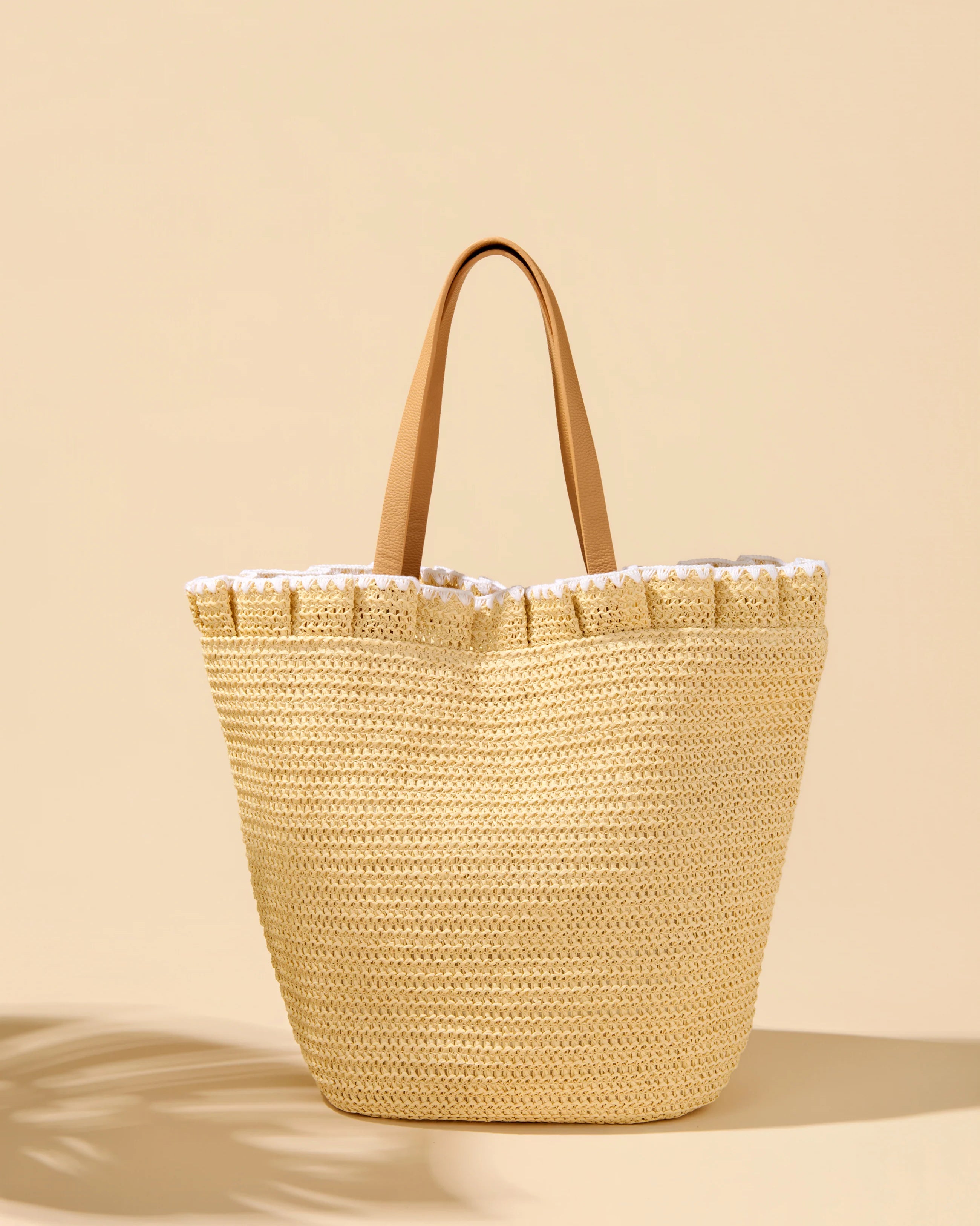 large tan coloured tote bag