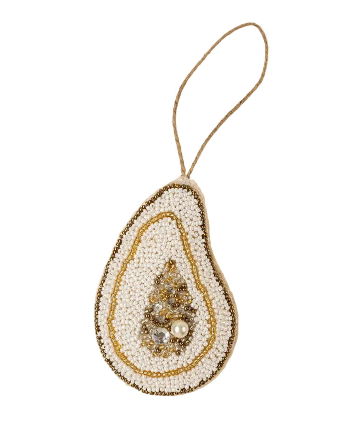 beaded oyster ornanent
