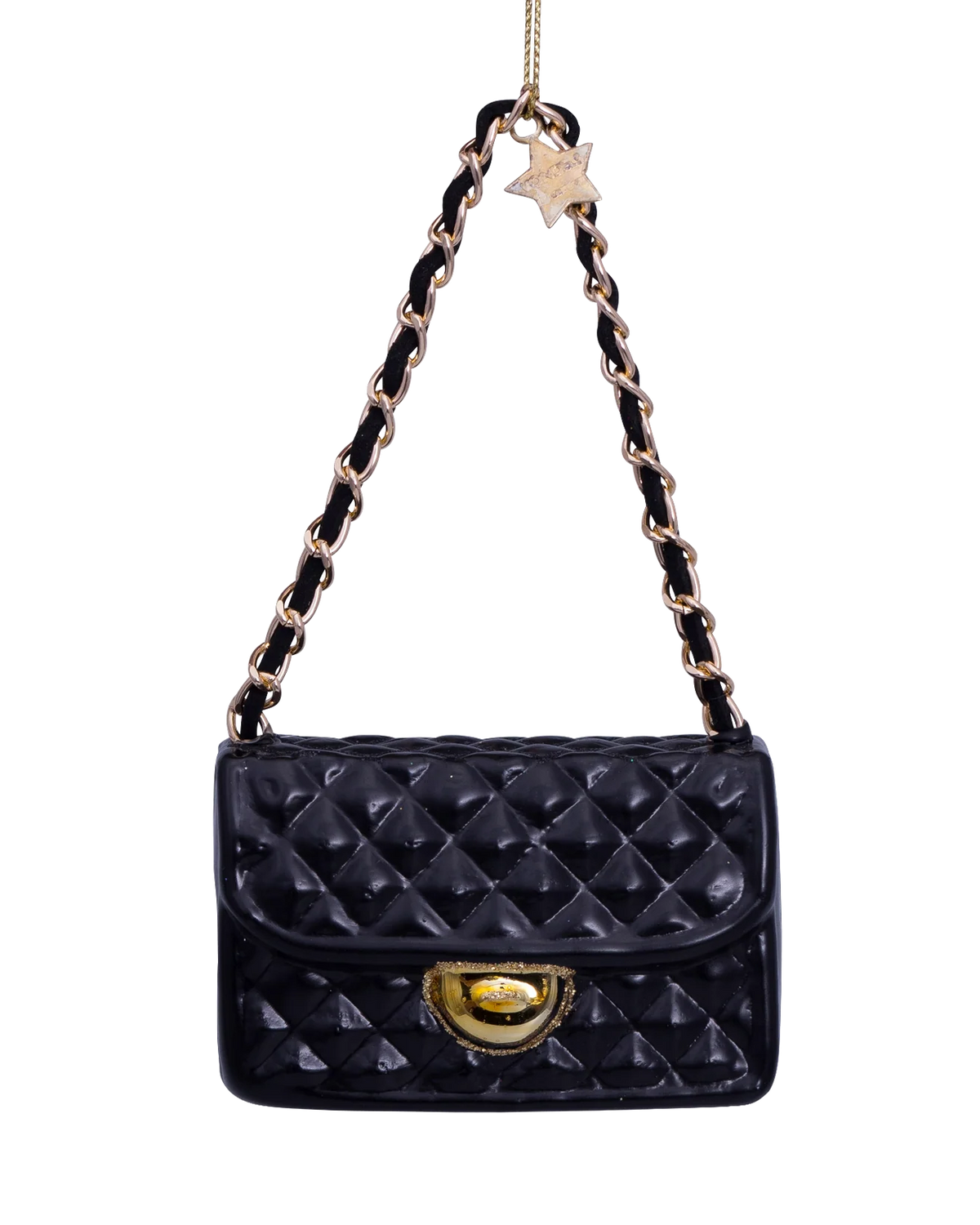 black purse ornament