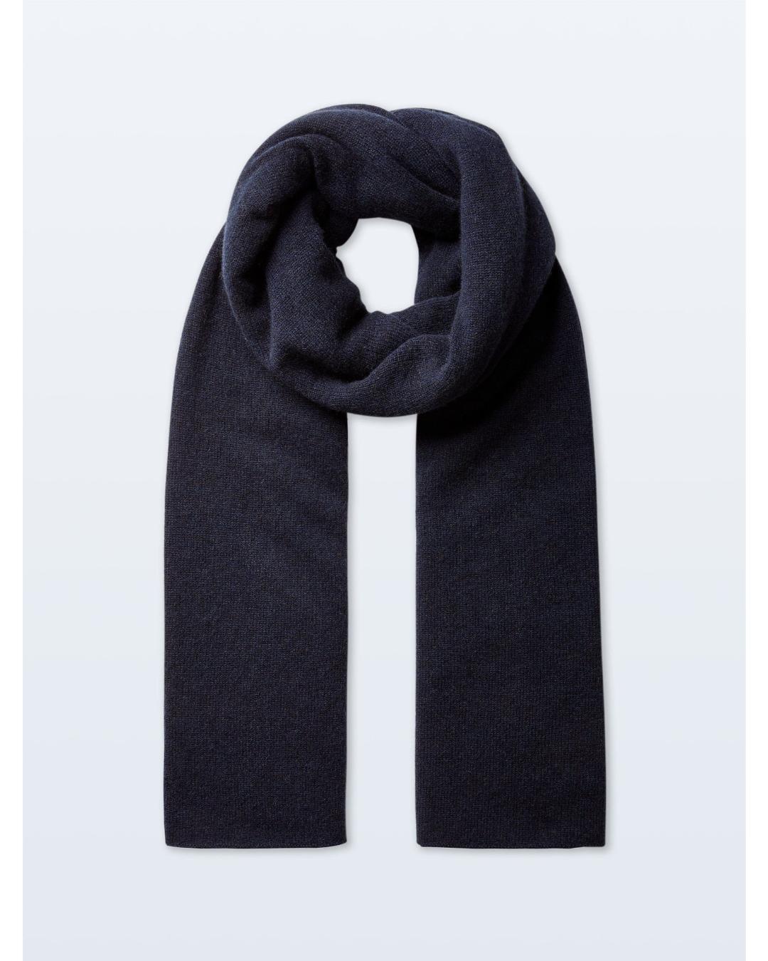 navy blue cashmere scarf