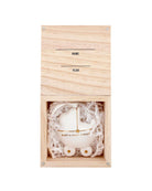 white carriage ornament