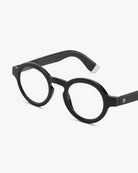 Black round framed eyeglasses for blue light by Barner