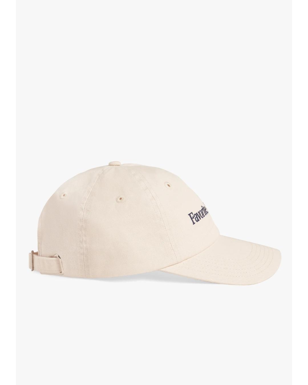 baseball hat in cream with favorite daughter written on it