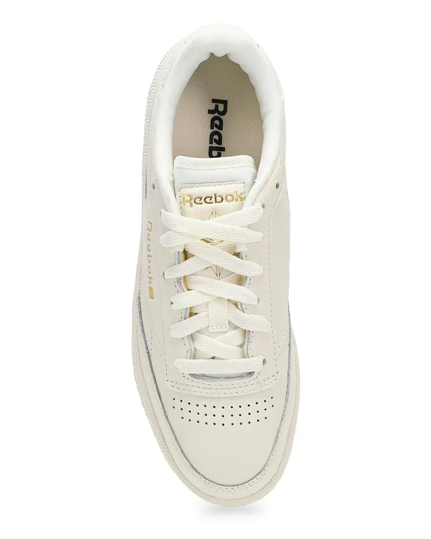 white sneaker with white laces