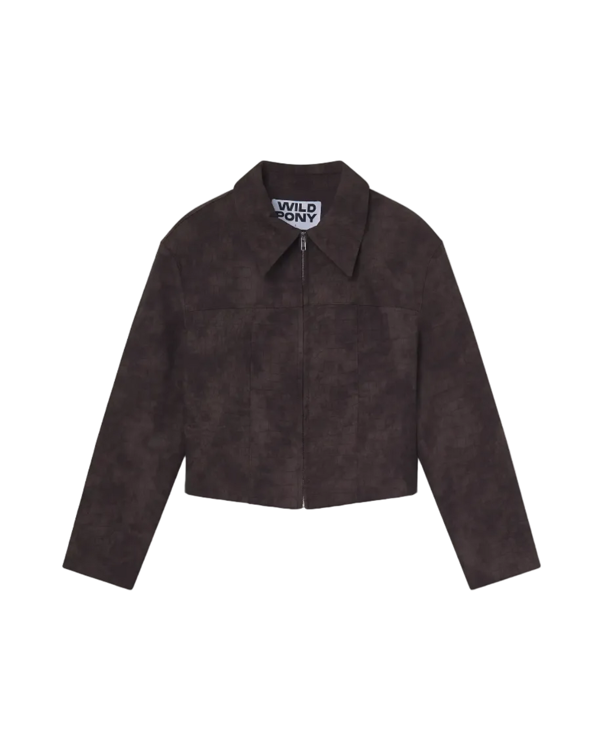 crop brown jacket