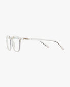 a pair of bold clear eyeglasses for blue light by Barner