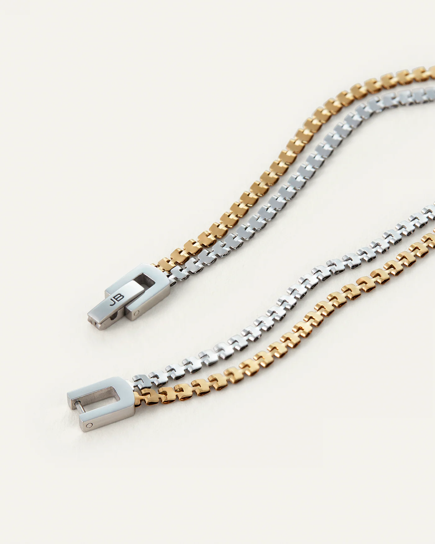 two tone double anklet