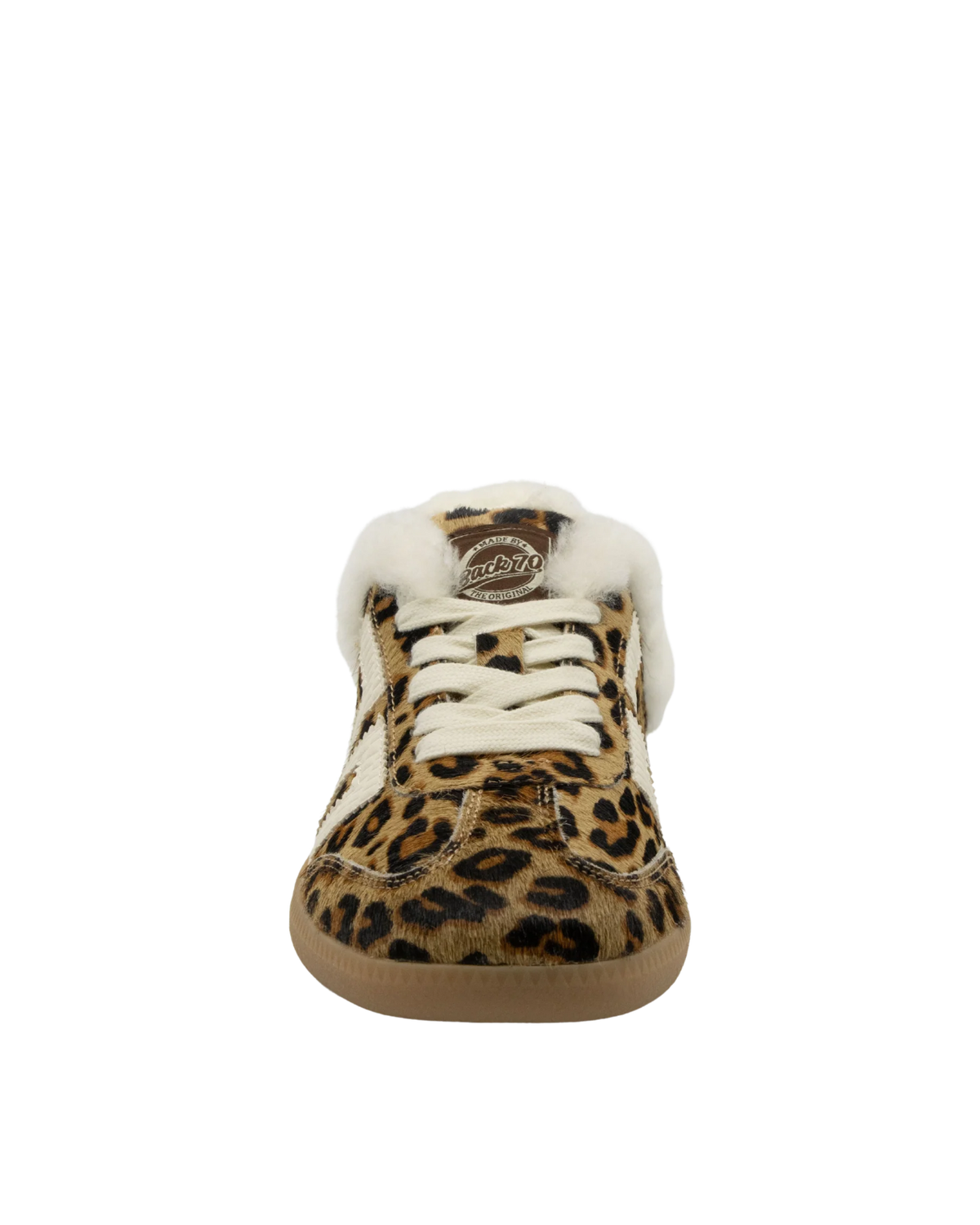 backless leopard sneaker
