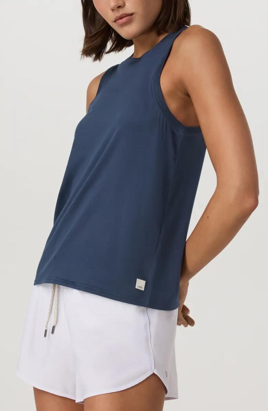navy blue tank top