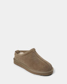 light brown suede slip on shoes