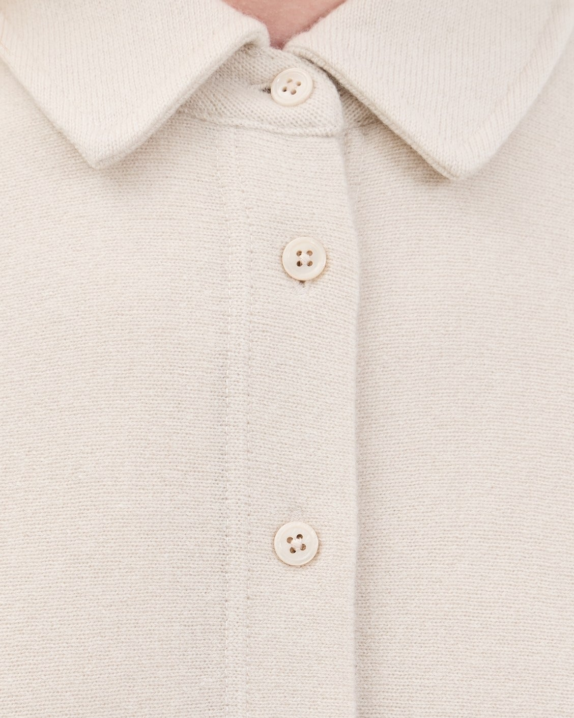 cream fitted blouse