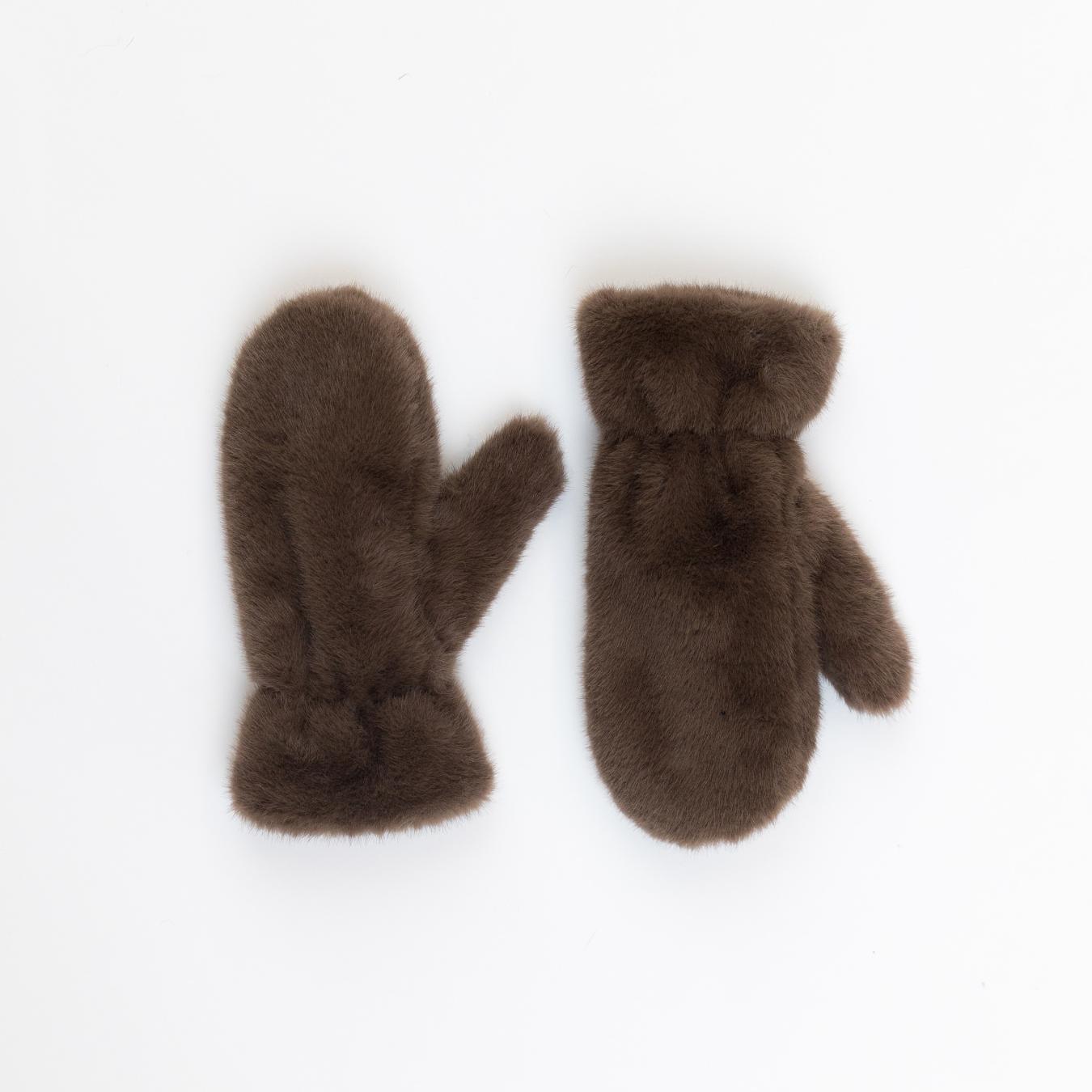 brown mittens