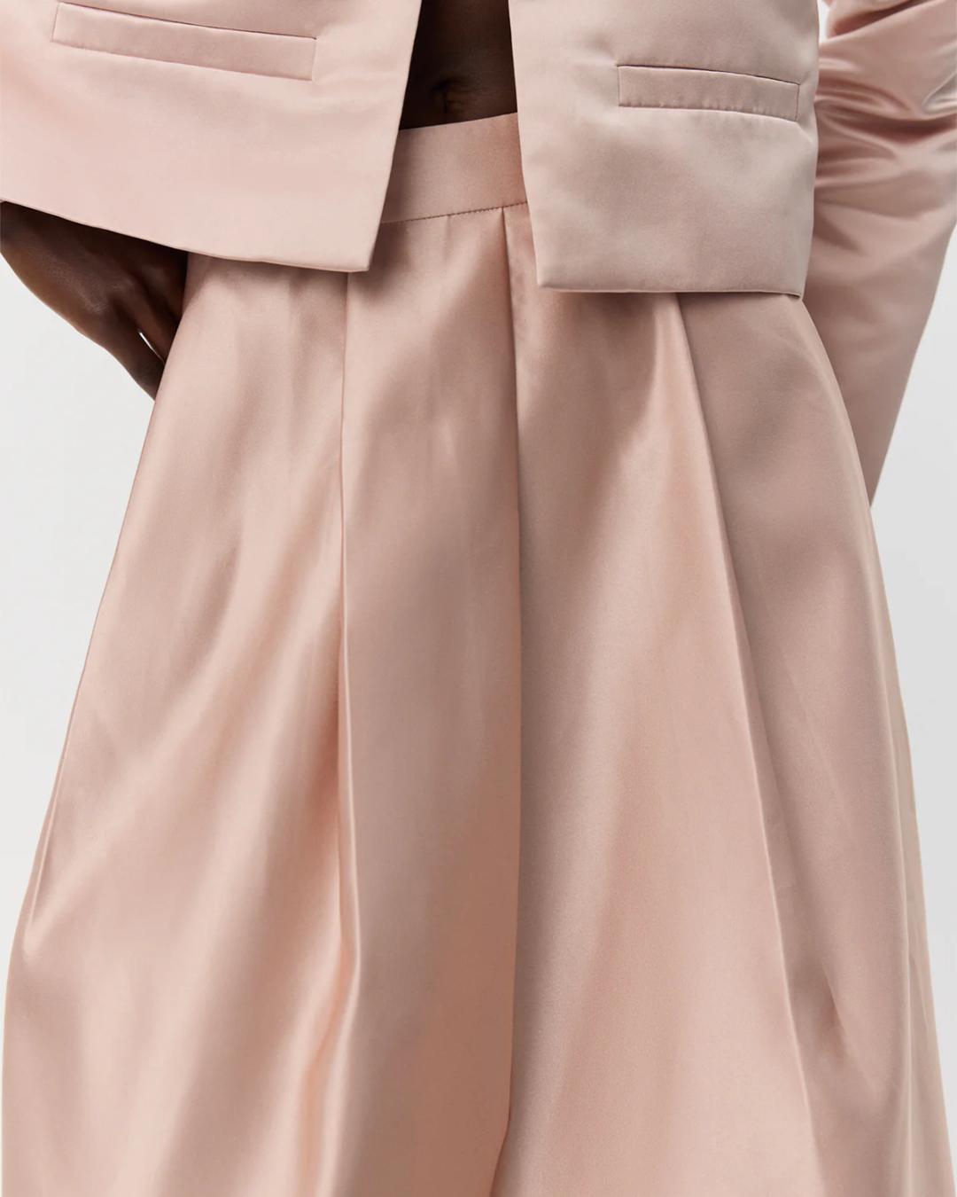 midi skirt in blush
