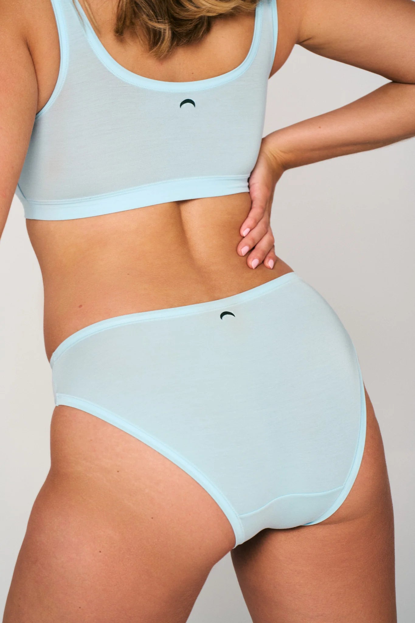 light blue bikini underwear