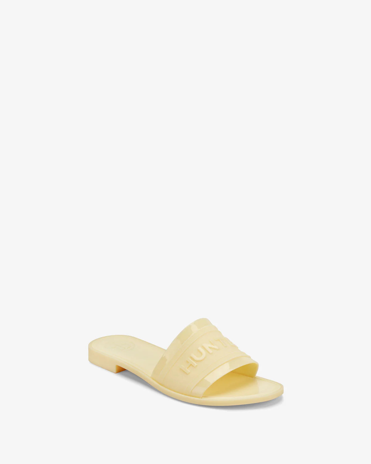 light yellow flat sandal